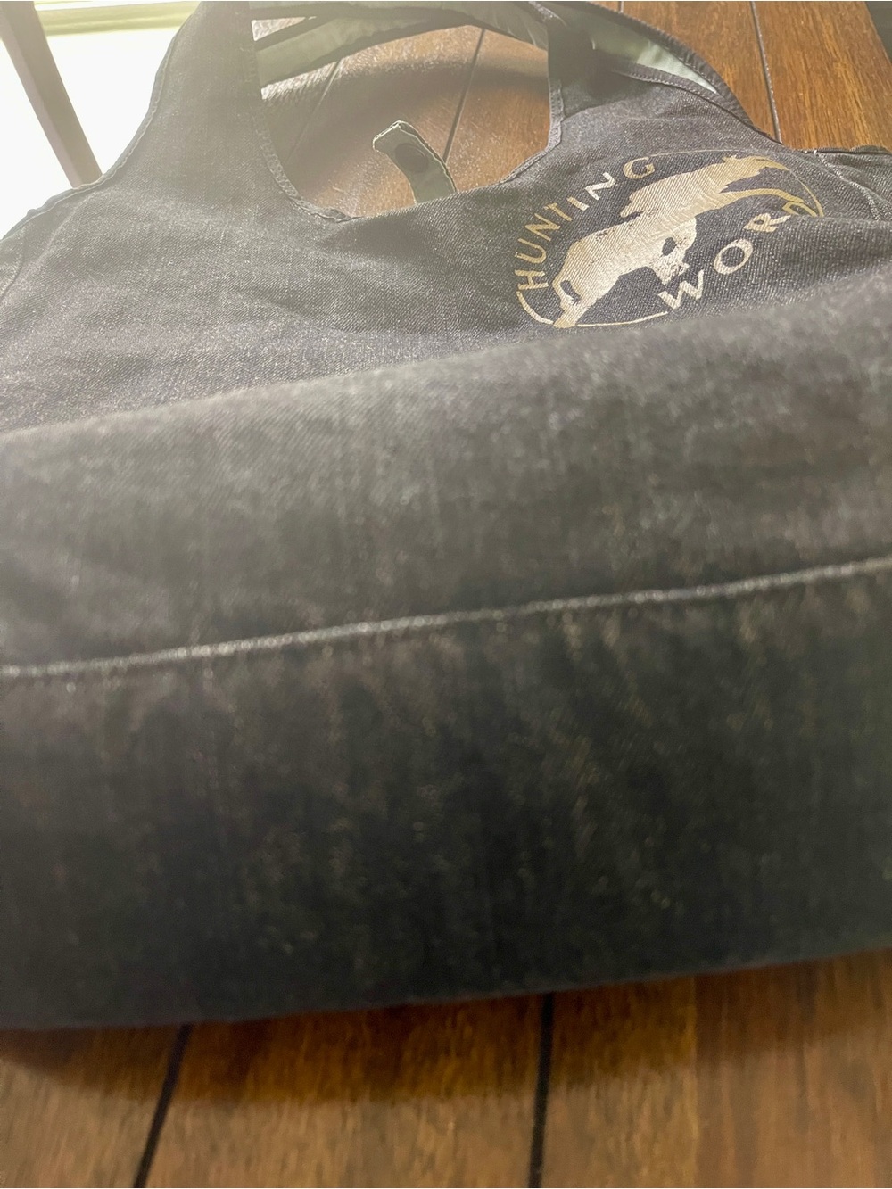 Hunting world denim tote bag - Picture 11 of 13